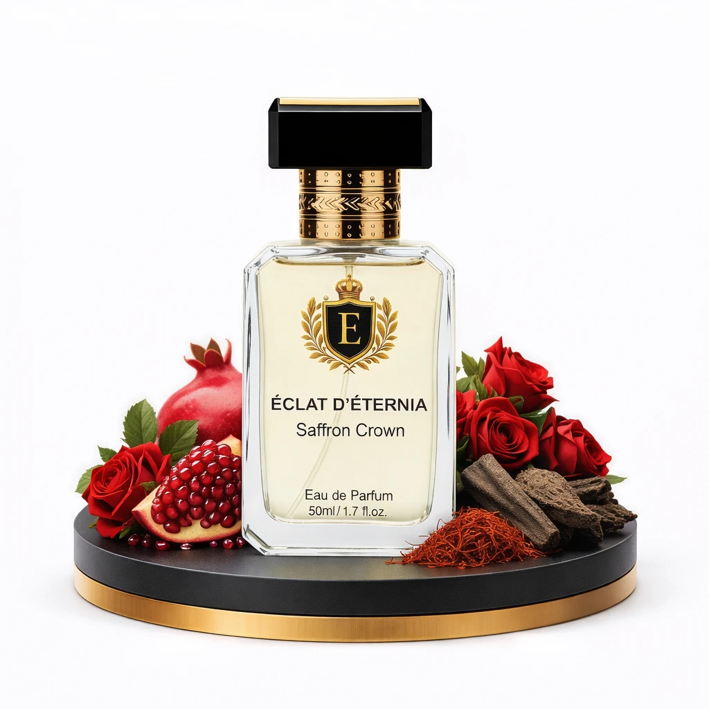 Saffron Crown-50ml-essencevalley.com Saffron Crown – ÉCLAT D’ÉTERNIA